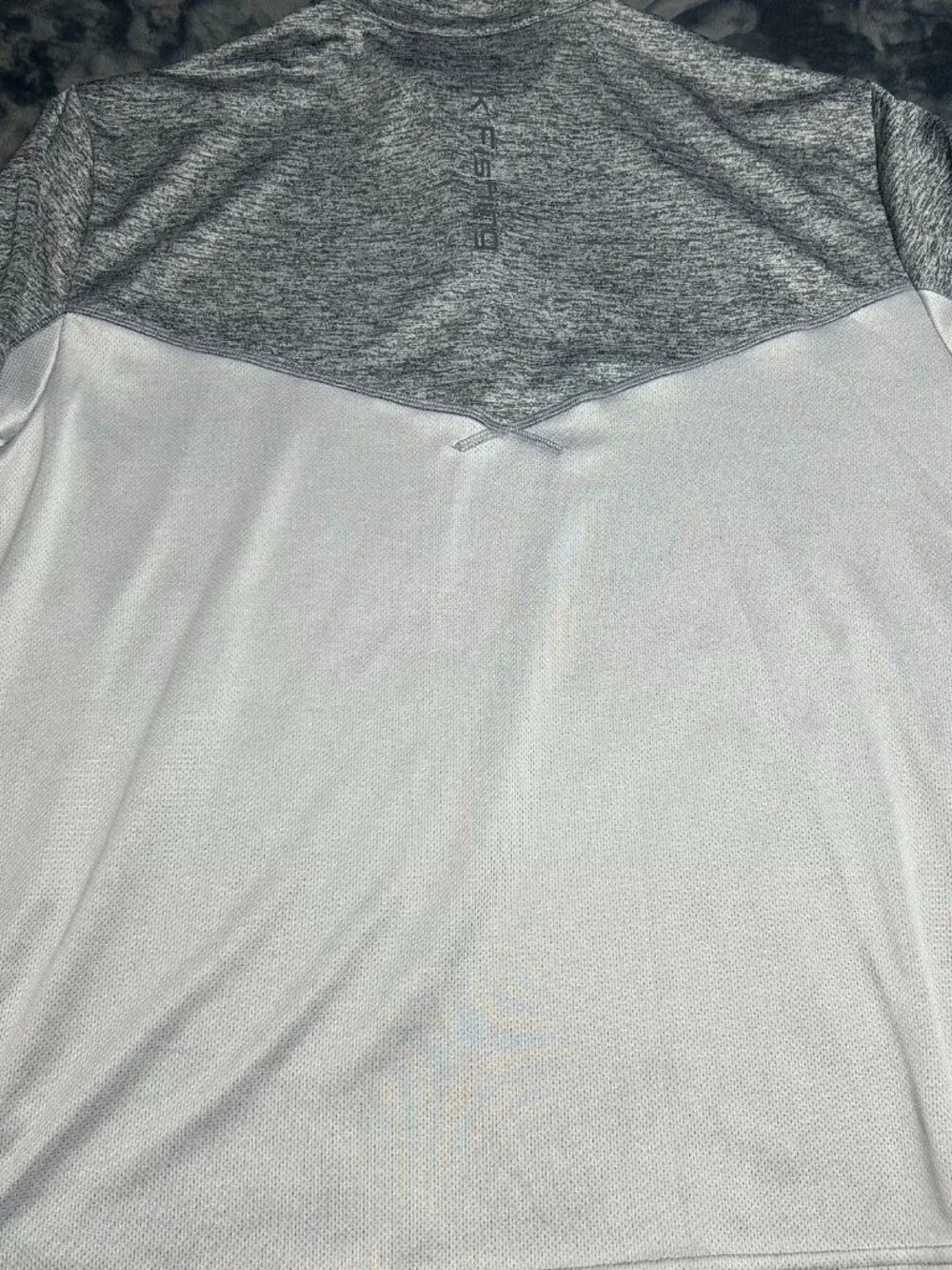 Huk Quarter Zip Performance Pullover Xl Gray Heather